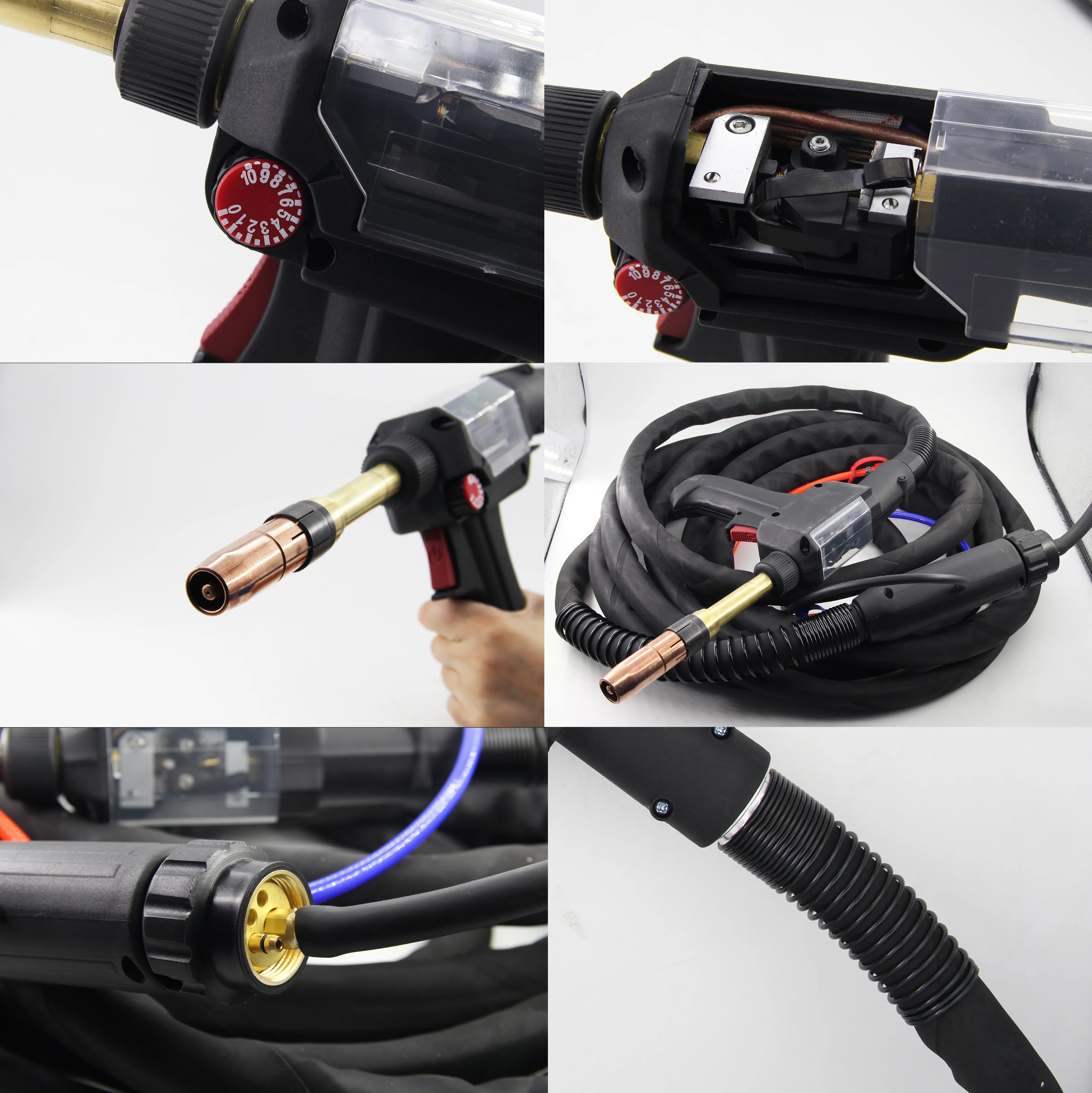 500A Water Cooled Welding Machine Use Pw5000 Push Pull MIG  Spool Gun Welding Torch