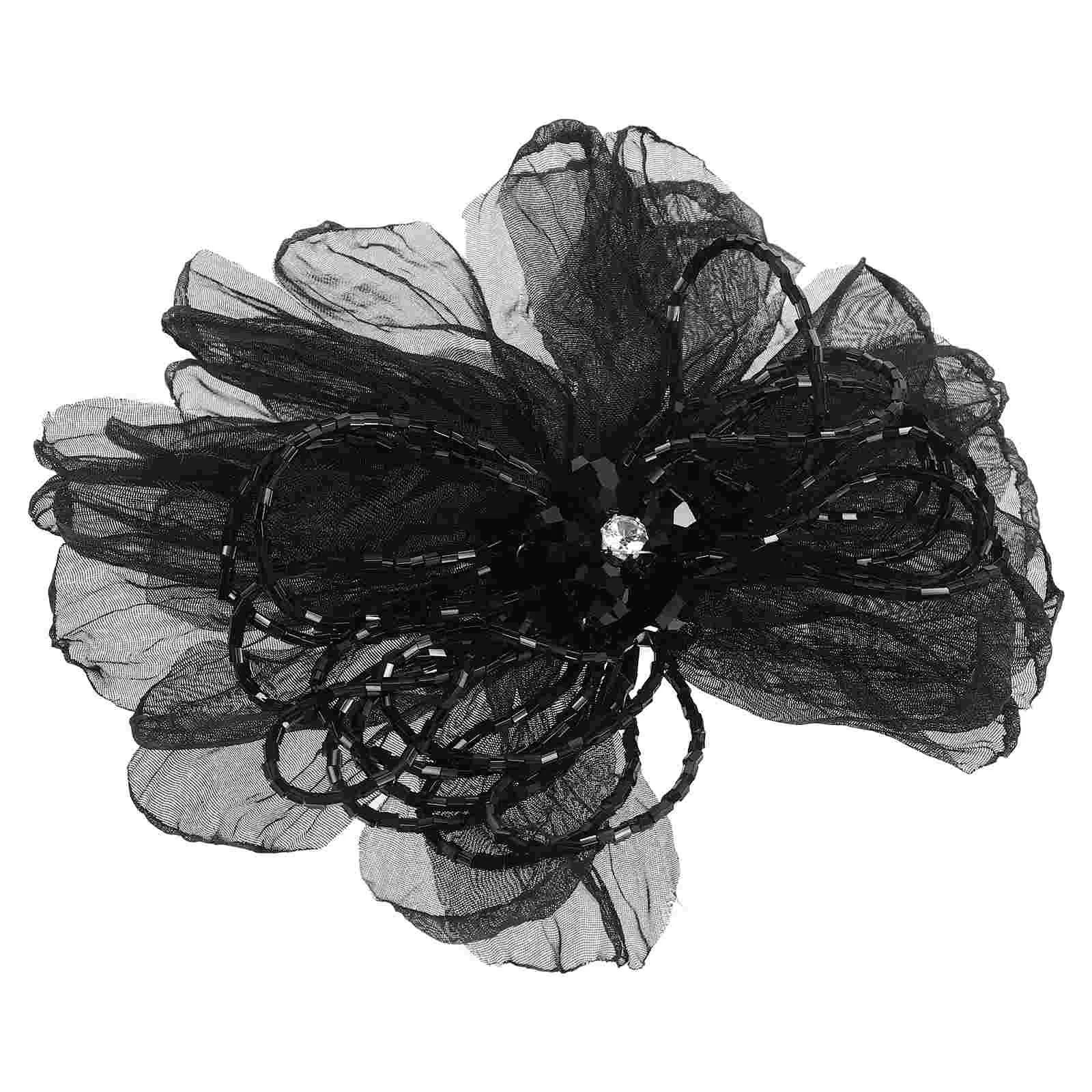 

Silk Corsage Pin Evening Flower Brooch Clothes Pins Dress for Women Broochflower Brooches
