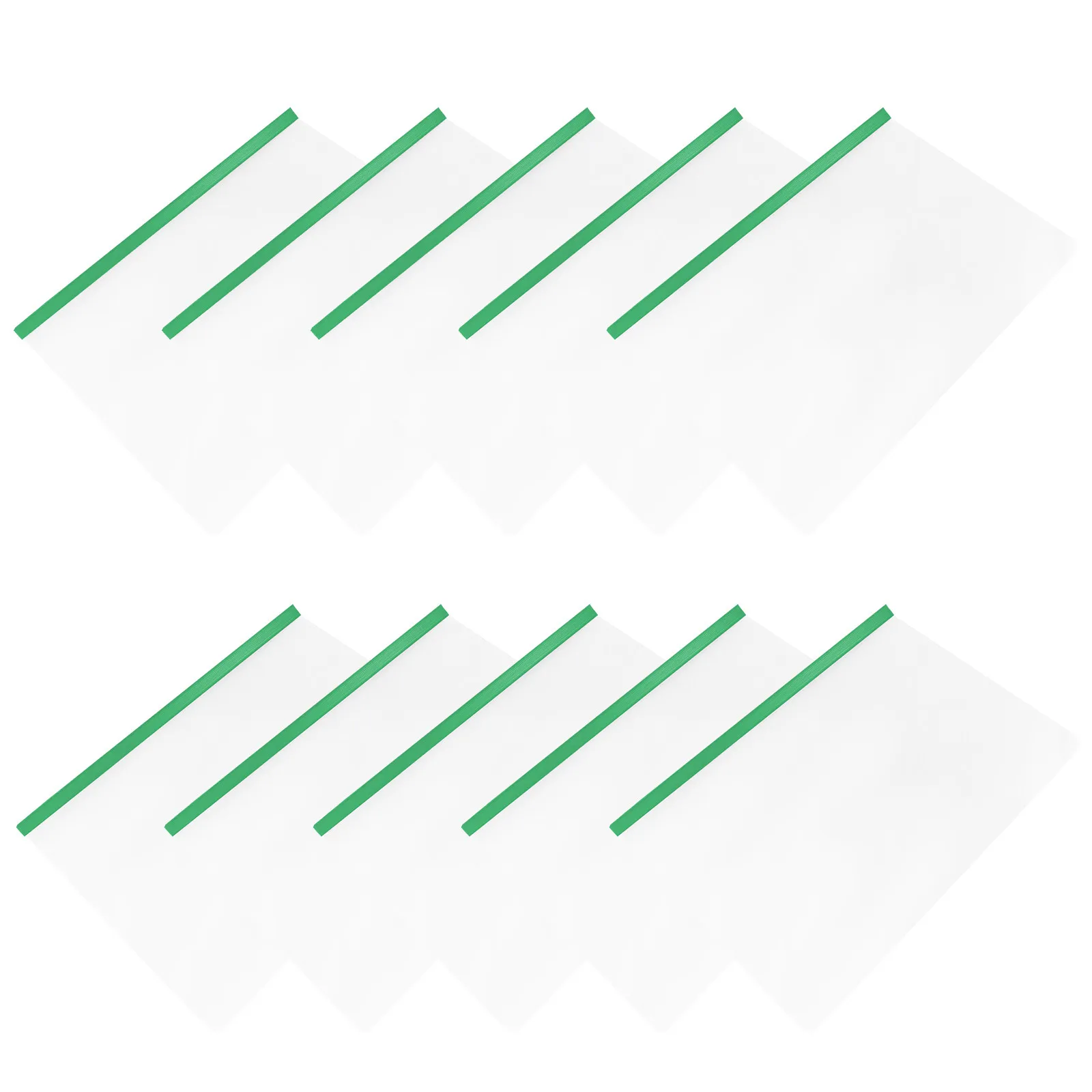 

10 шт. пластиковых папок-скоросшивателей A4, прозрачные, с зажимом, для документов, тестов, отчетов, резюме, хранения файлов