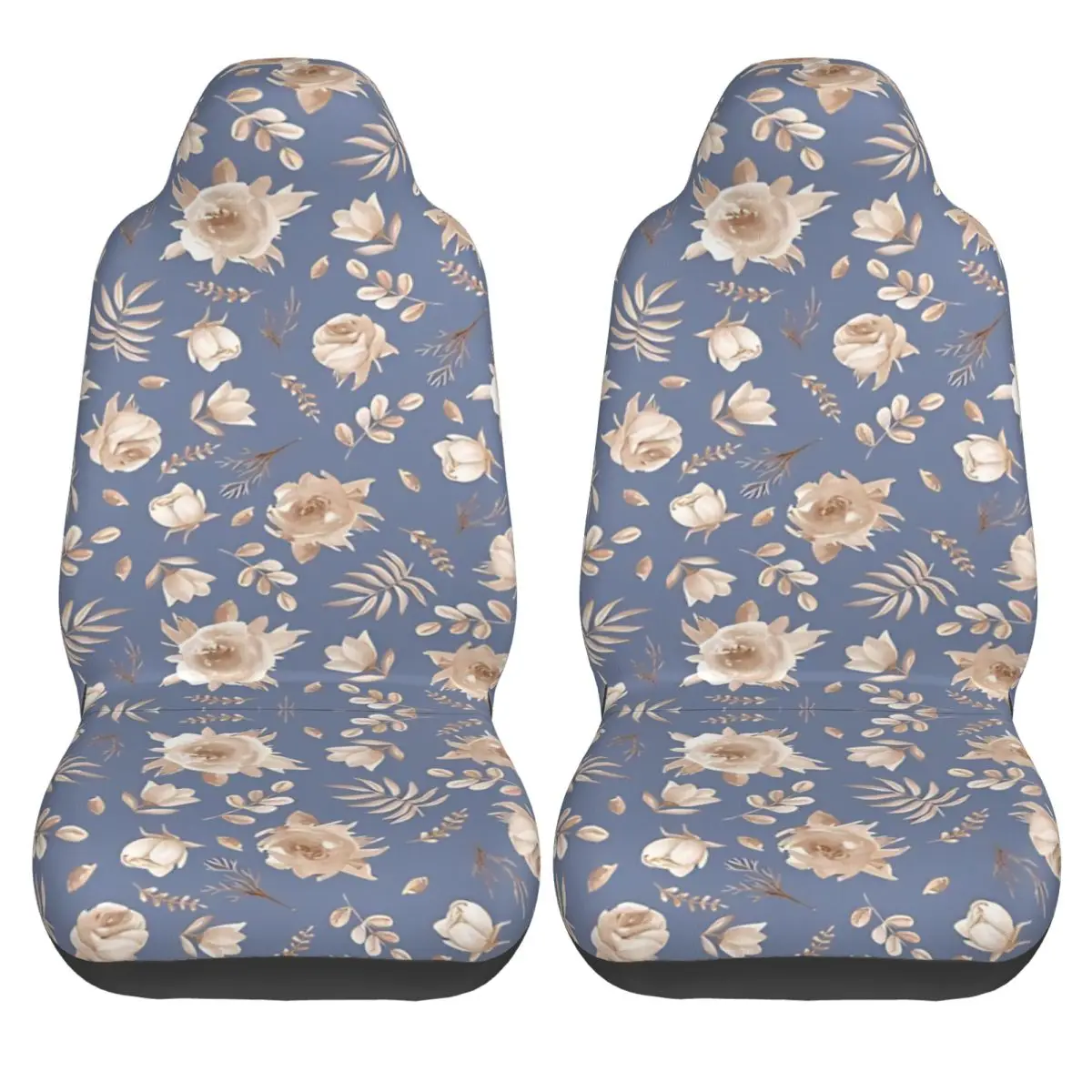Vintage Roses Universal Car Seat Cover Protector Interior Accessories Travel Vintage Rose Flowers Seat Covers Fiber Hunting