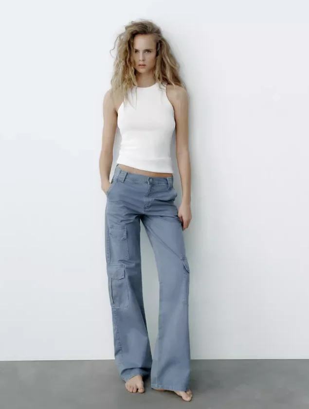 تي شيرت نسائي صيفي 2024 من Waed Ribbed Svel سترة تنحيف عصرية للفتيات Faion Basic Round Ne قطعة واحدة عادية...