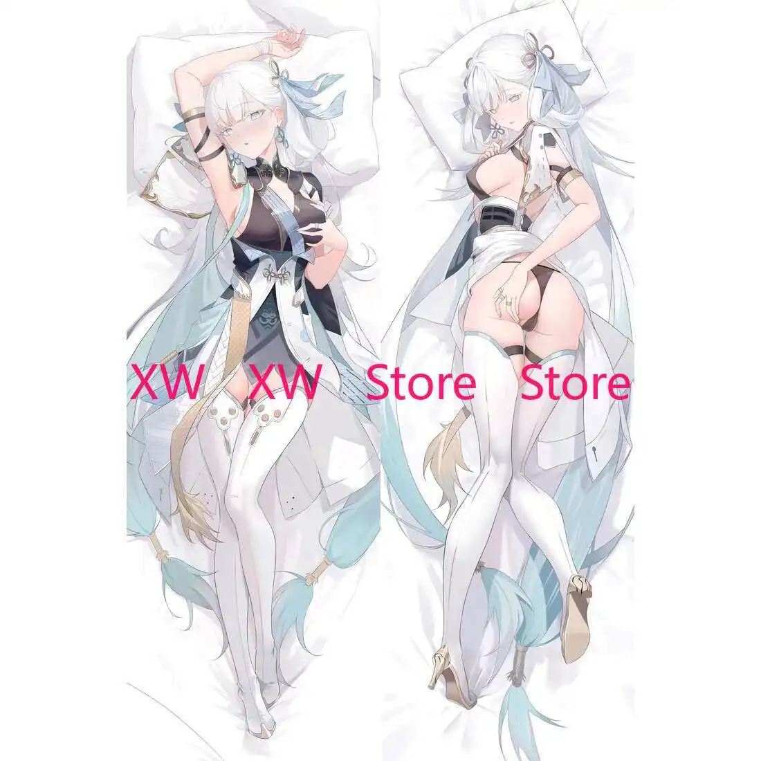 

Anime Game Sexy Dakimakura 2WAY Hing Body Case Japanese Otaku Pillow Cover Bedding