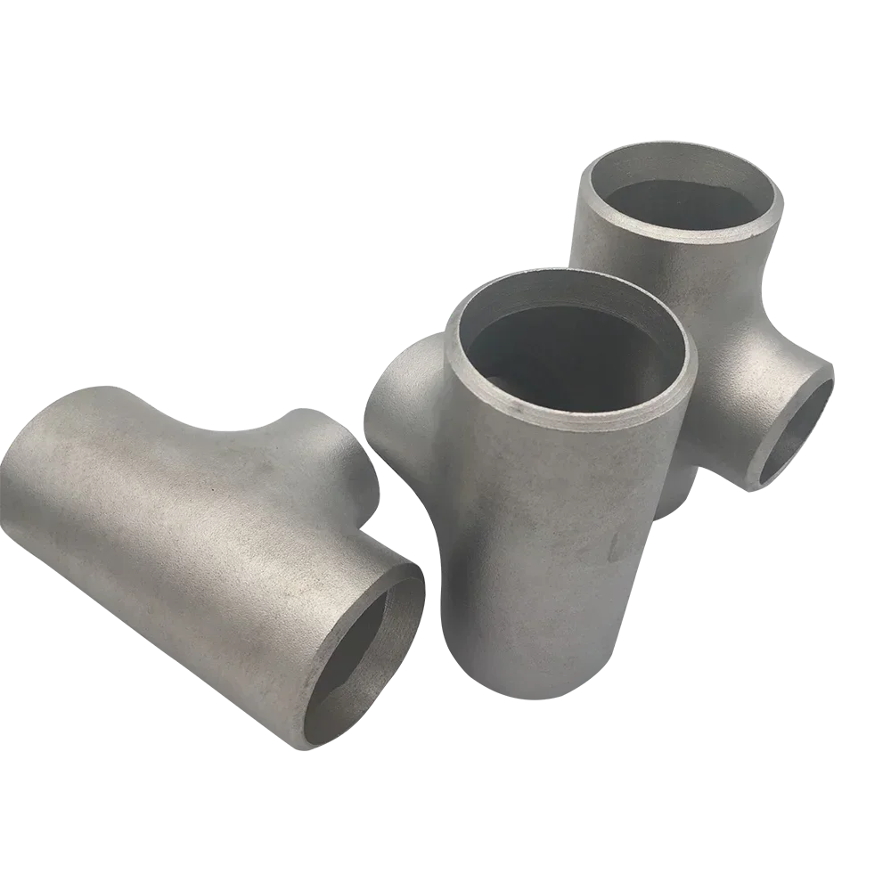 

ASTM A312 UNS S31254 1-1/2'' SCH40 Pipe Fittings Tee Super Duplex Stainless Steel Equal / Reducing Tee