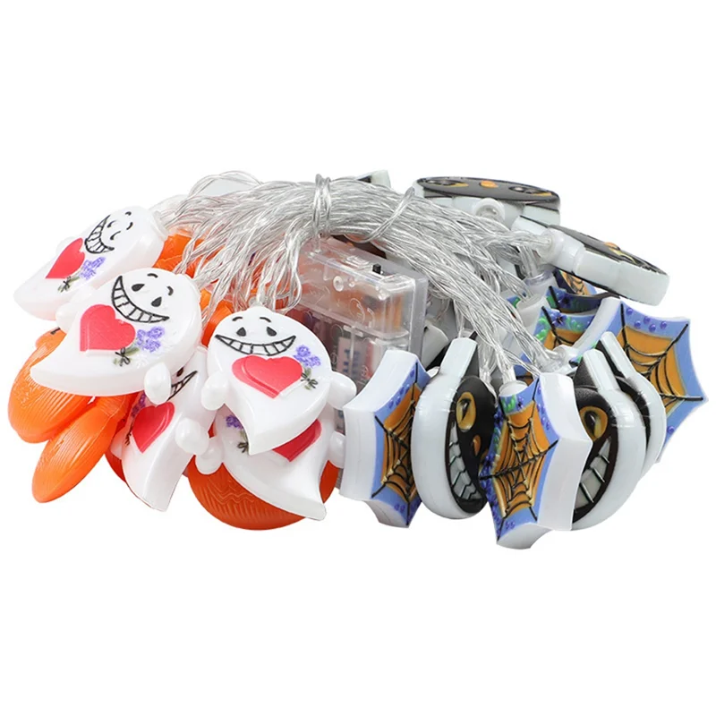 A76K LED String Light Outdoor Halloween String Lights Decoração Pendurada Decoração Arranjo de Cena