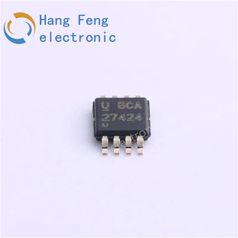 10PCS New Original UCC27424DGNR Package HVSSOP-8 Mark 27424 Low-Side Gate Driver IC