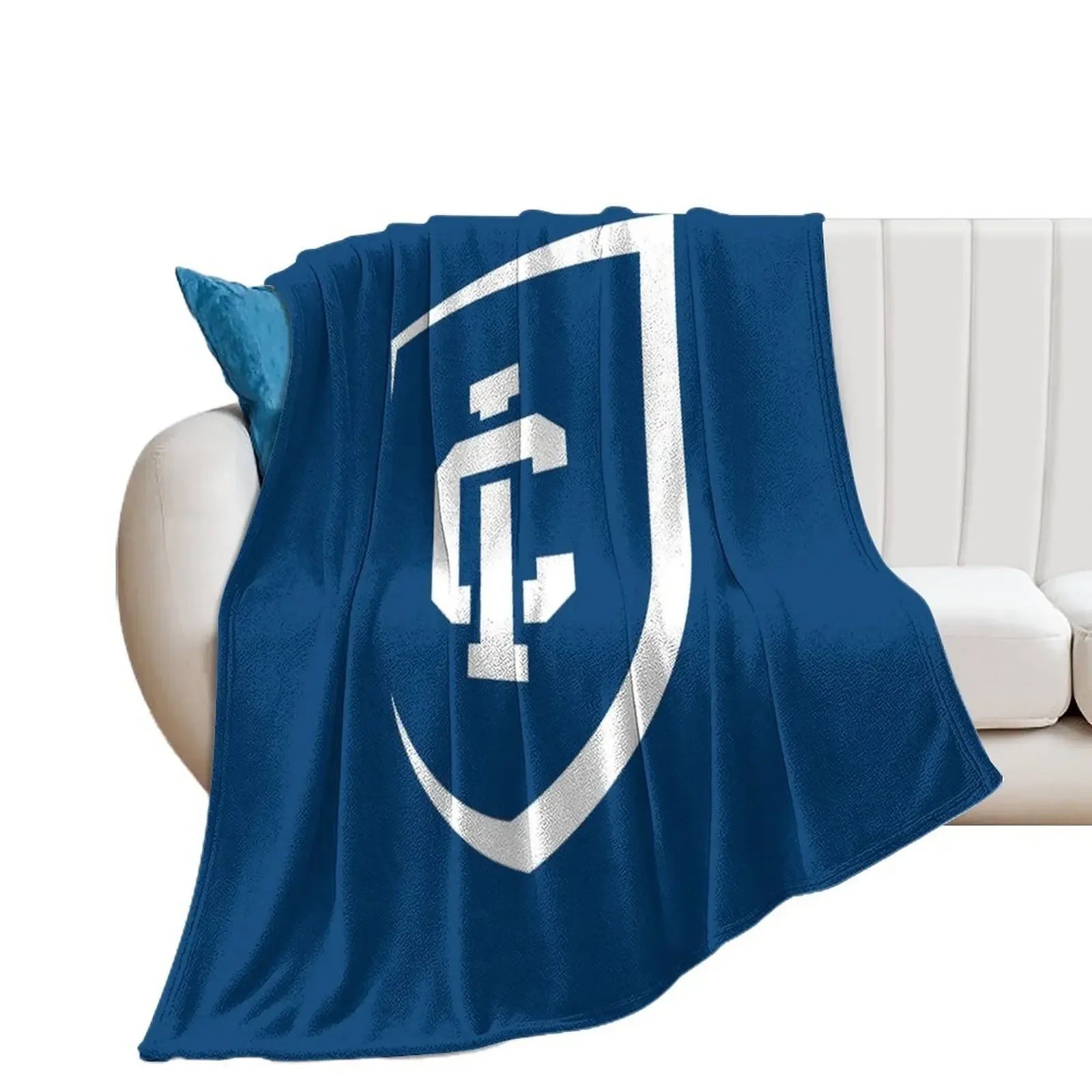 

Ithaca College Throw Blanket Plaid on the sofa Thin Bed covers Blankets