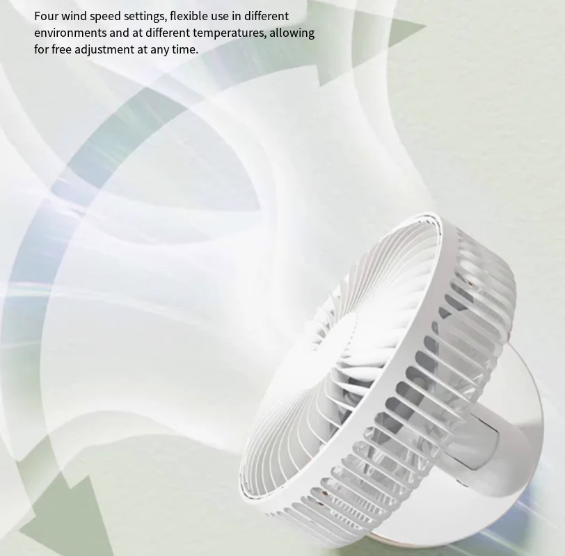 مروحة USB صغيرة لسطح المكتب المنزلي مروحة كهربائية أوتوماتيكية قابلة لإعادة الشحن لسطح المكتب والمكتب وصوت خفيف وقوة الرياح القوية