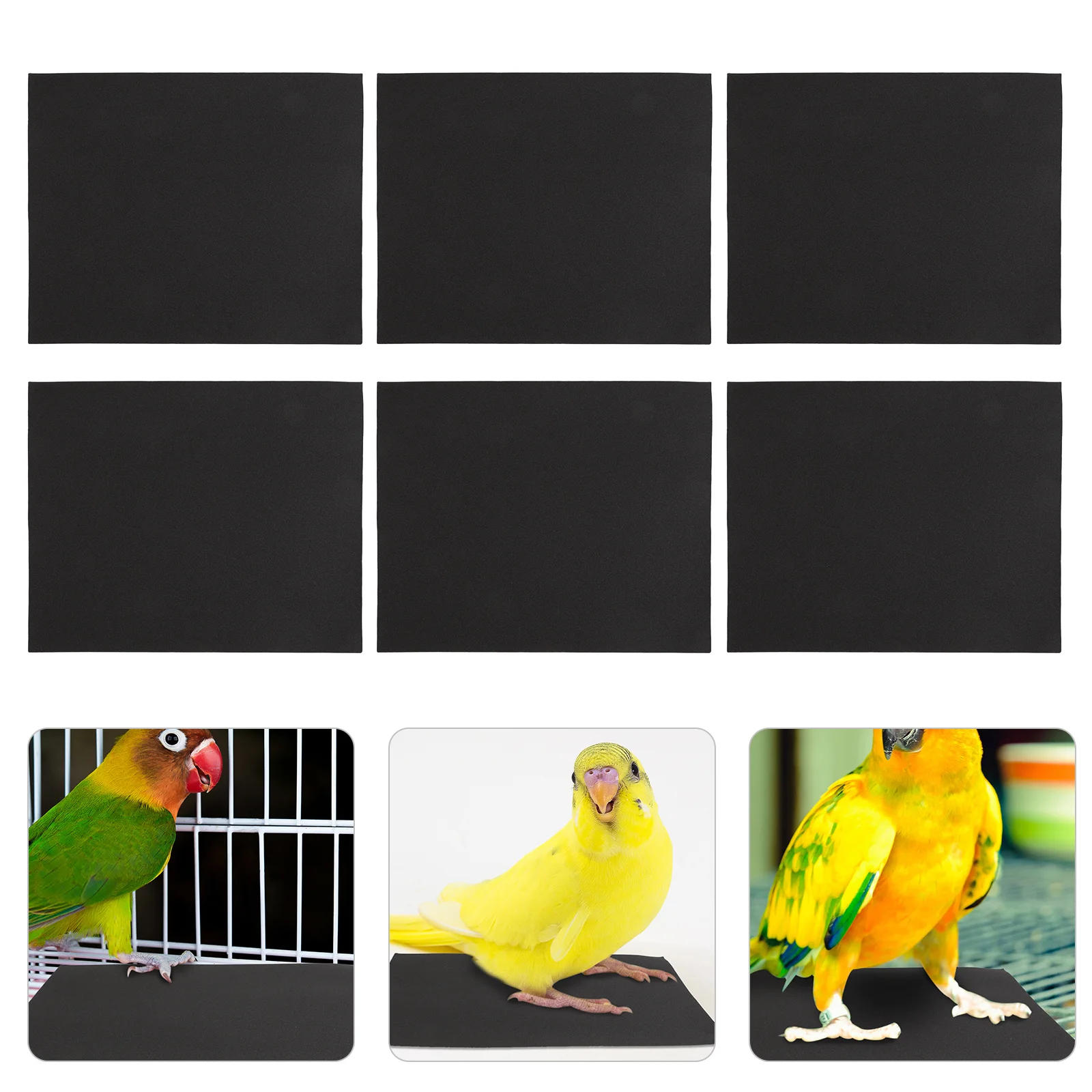 

10Pcs Pet Bird Sandpaper Sheets Beak Claw Grinding Parrot Cage Liner High Grit Abrasive Material Gravel Paper Fine Sandpaper