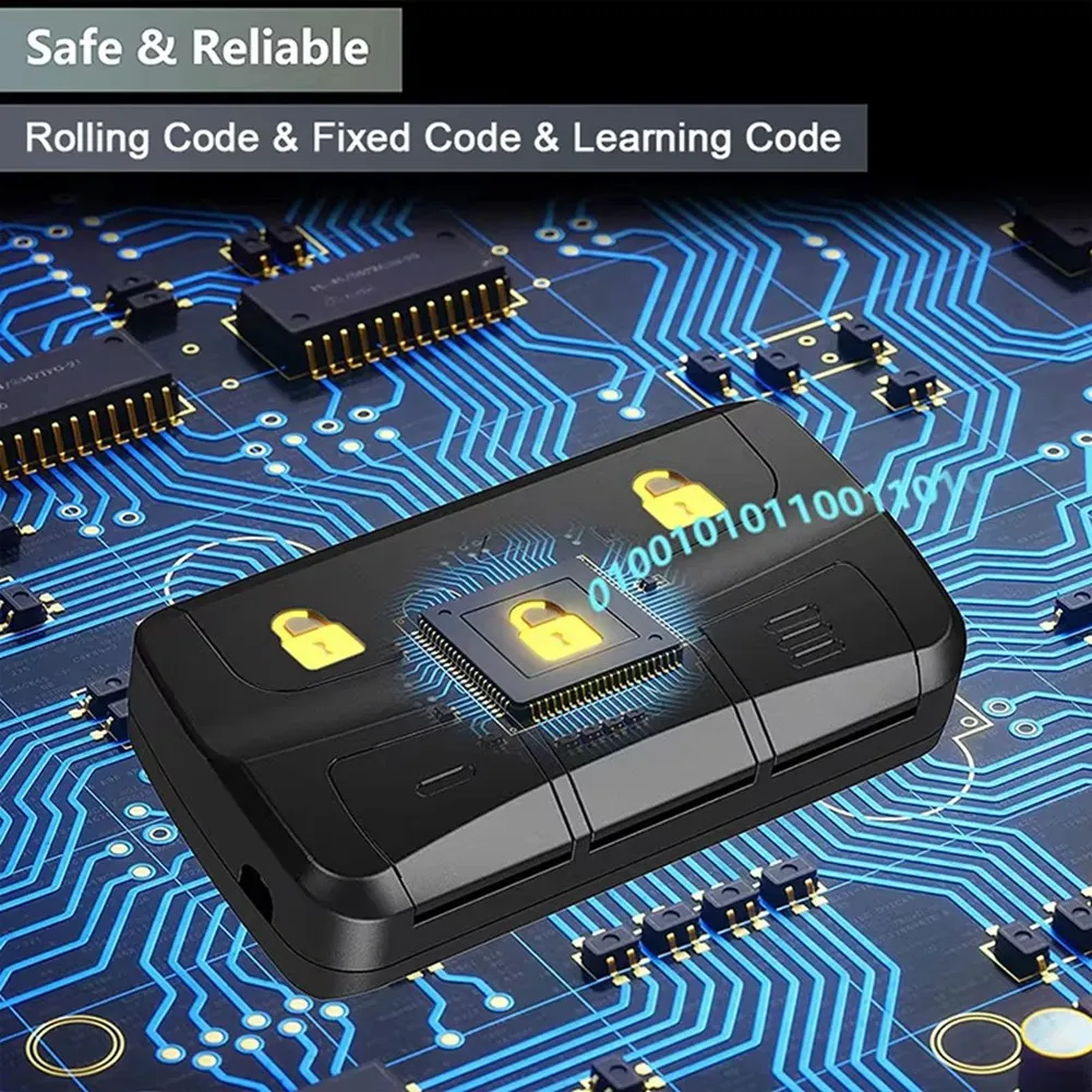 A06RP 280MHz-868MHz Remote Control Garage Door Opener Multi Frequency Code Garage Remote Control Duplicator Transmitter