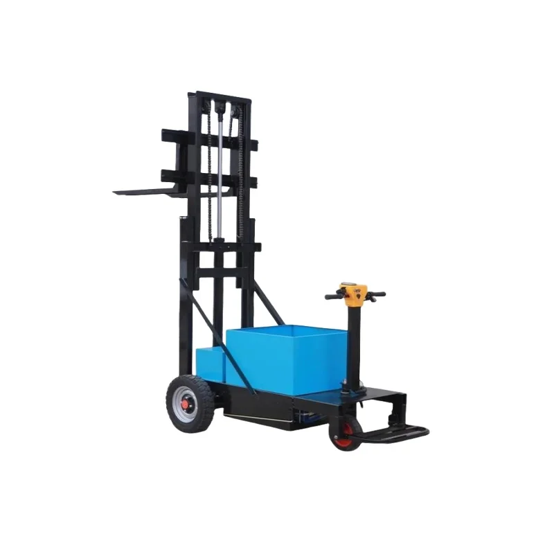 

500KG Electric Simple Forklift Truck Legless Warehouse Elevator Trolley for Handling in Restaurant Industries