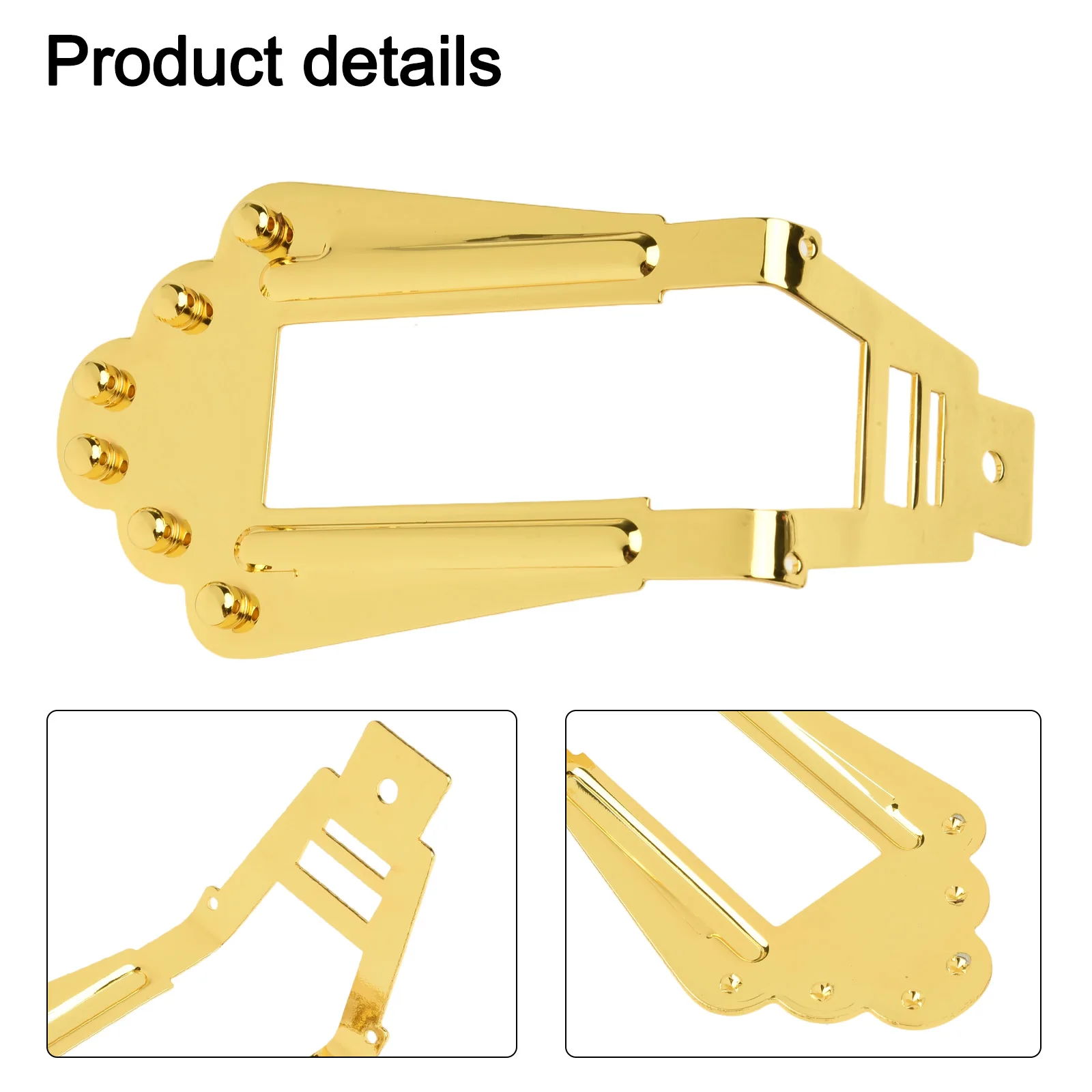 جسر خلفي بديل مع براغي متوافقة مع الصوتية لموسيقى الجاز والقيثارات الشعبية يعزز النغمة والرنين