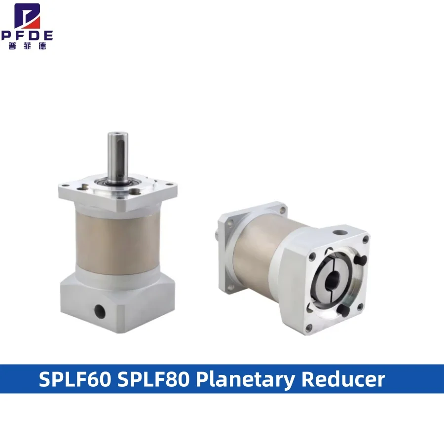 Planetary Reducer  SuitableGear box  For 60 80 Servo Motor 200w 400w 600w Gear Ratio 5/10 Max 104N.m  5to1 10to1 SPLF60 SPLF80