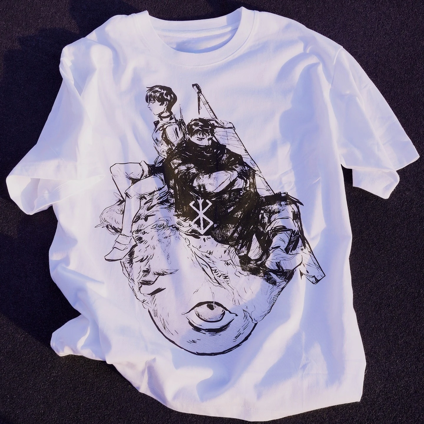 Berserk Anime 2D Casual Shirt Y2K Trendy Casual Shirt for Non-mainstream Couples - Loose and Trendy Design