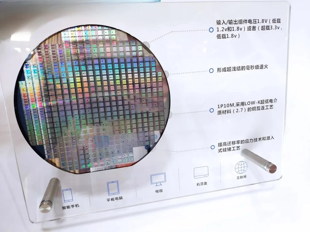 

Wafer silicon wafer 6 inch chip integrated circuit 28 nanometers