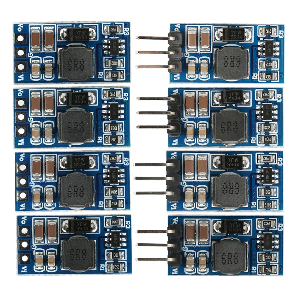 Módulo elevador Convertidor de refuerzo para motor LED 7W 2,6-5,5 a 5v 6v 9v 12V ND0412SA Módulo elevador Módulo elevador