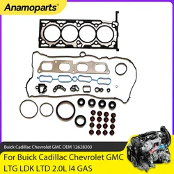 Engine Parts Full Head Gasket Set Fit 2.0 L For Buick Envision Cadillac Chevrolet Camaro GMC LTG LDK LTD 2.0L L4 GAS 12628303