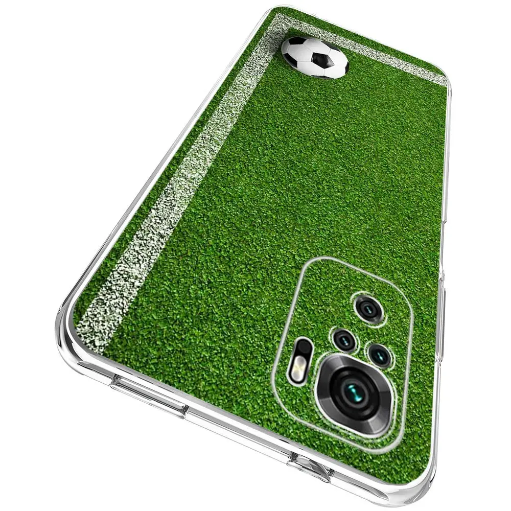 Phone Case For Xiaomi Redmi Note 13 12 5G 9S 9 8 10 11 Pro Plus 4G 9T 13C 12C10C 9C 9A 7 Cover Football Passion Soccer Ball