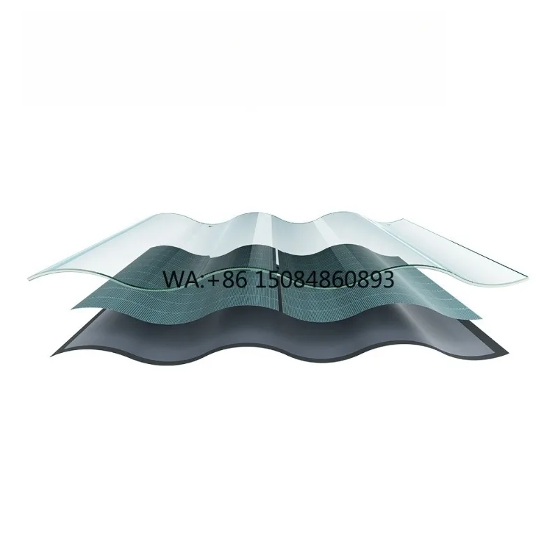 Hot Sale  Roof Tile 30w 50w 60w Spanish Solar Tiles Photovoltaic Roofing Tiles Prices for Home Use Solar panel power generation
