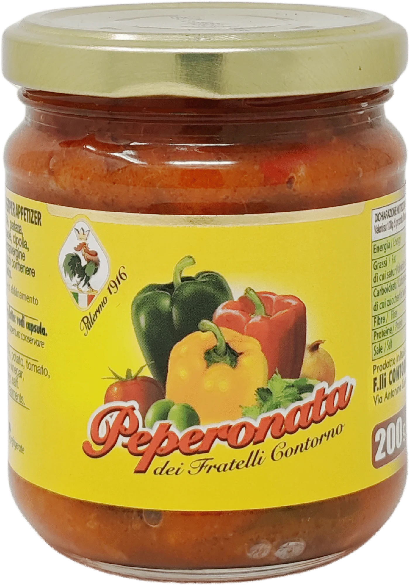 Peper onata di contorno Paprika paste 200g-fratelli