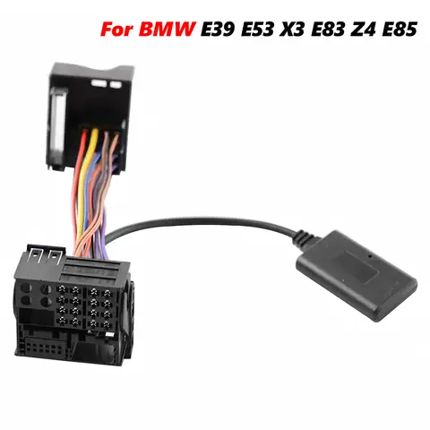 미니 R53 블루투스 5.0 오디오 어댑터 모듈 BMW E39 E53 X3 E83 Z4 E85 R50 CD 라디오 Navi 용 DSP1 증폭기가있는 핸즈프리 Cal