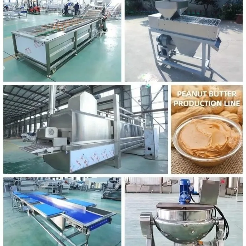 Auto Peanut Butter Production Line Peanut Butter Making Machine Hazel Nut Butter Production Line Pistachio Jam Making Custom