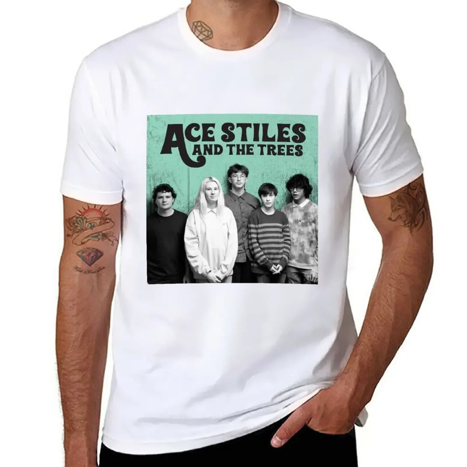 Ace Stiles + the Trees T-Shirt cute tops boys whites t shirts for men graphic