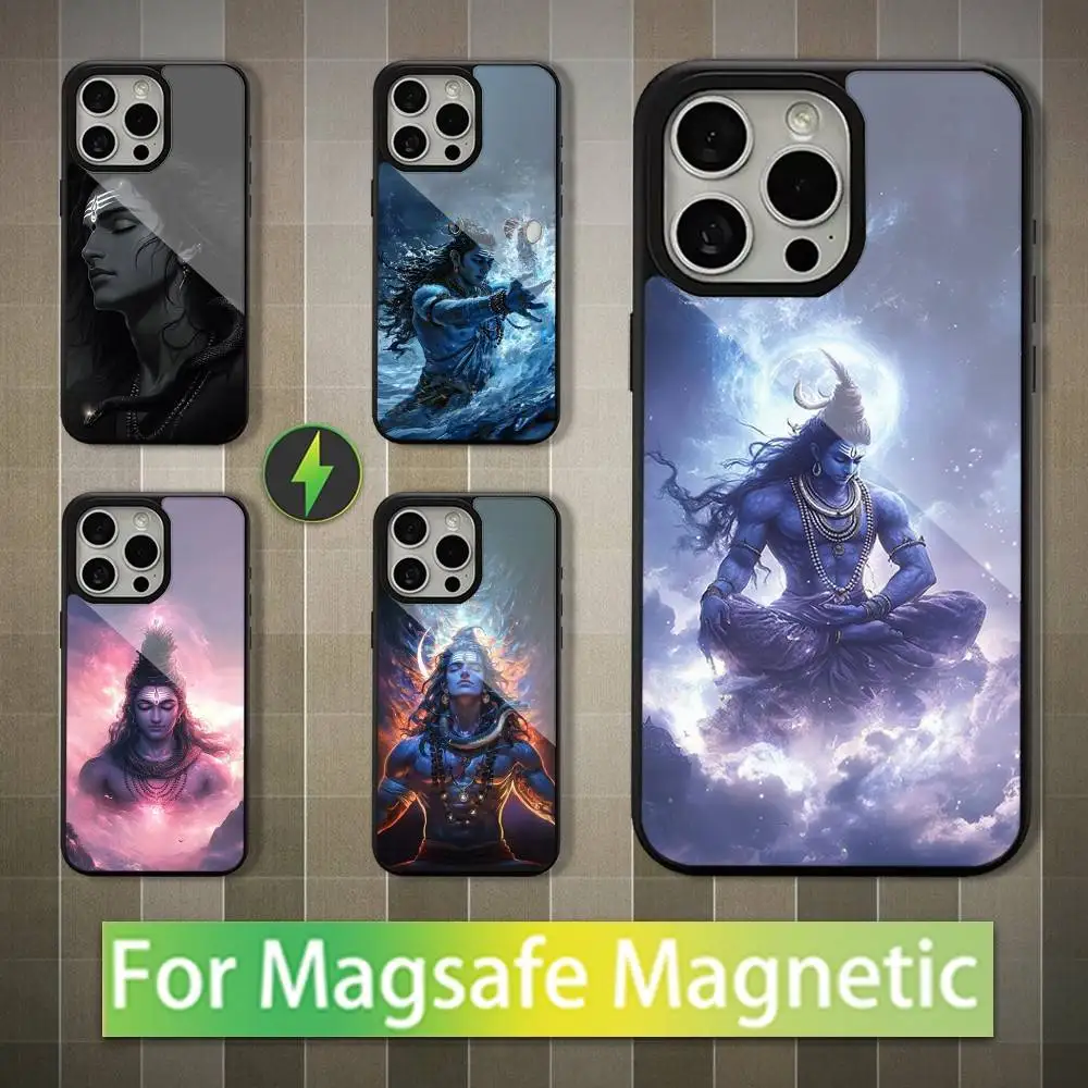 

Mythology Lord Shiva India Phone Case For iPhone 16,17,15,14,13,12,11,Pro,Max,Plus,Mini,Magsafe,Magnetic Wireless Charging Case
