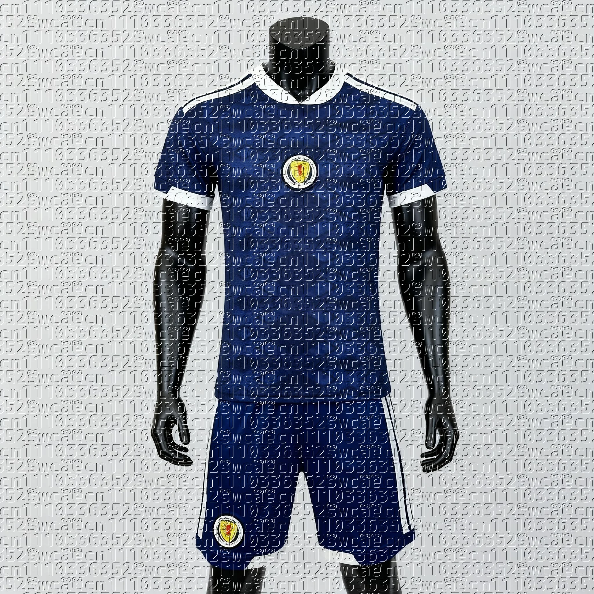 

2026 New Men's T-shirt Set, Scottish Football Team Uniform, Summer Training Uniform, Adult Sports Top, Shorts
