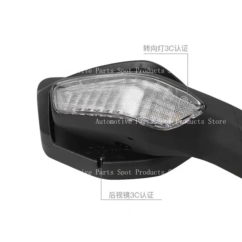 Suitable for 450SR CF400-6 Black Side Mirror Left Right with Built-in Turn Signal Motorcycle Accessories