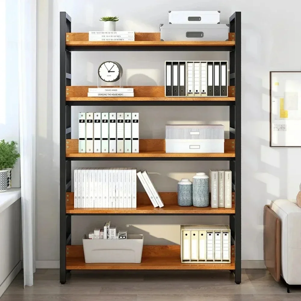 Bookshelf Storage Shelf Living Room Corner Bookshelf Upgraded Simple Bookcase Stable Outdoor Decoration Stand Rack Home Bookcase