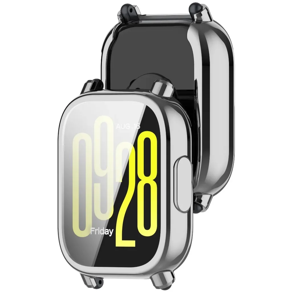 Pulseira milanesa 2 em 1 + capa macia de tpu para redmi watch 5 active watch5 lite pulseira de relógio inteligente de aço inoxidável