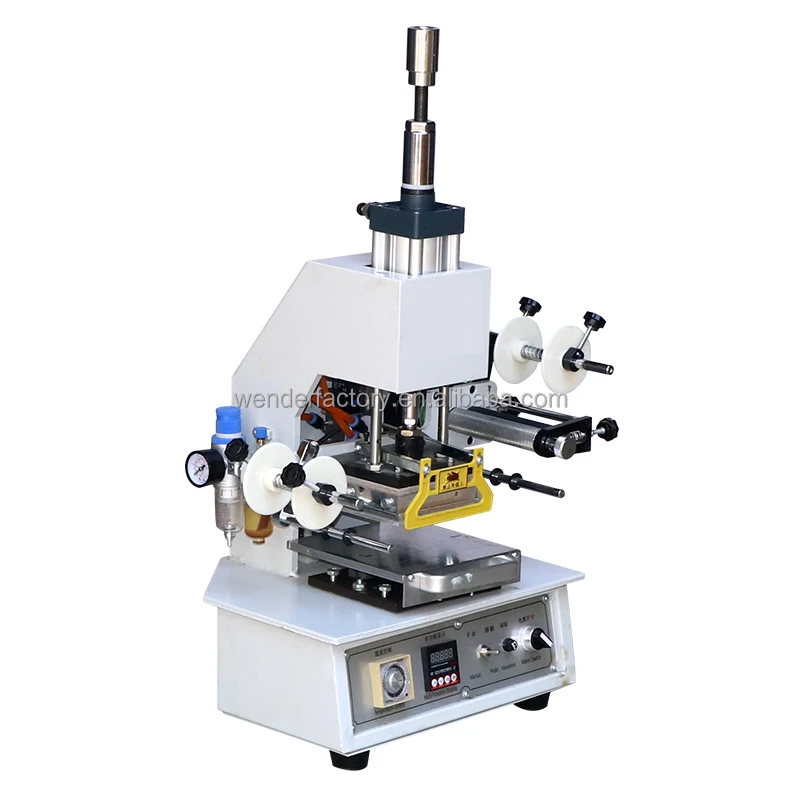 

WD-912 Desktop Manual Feeding 120*90mm Pneumatic Semi Automatic Hot Foil Stamping Machine for Paper/Plastic