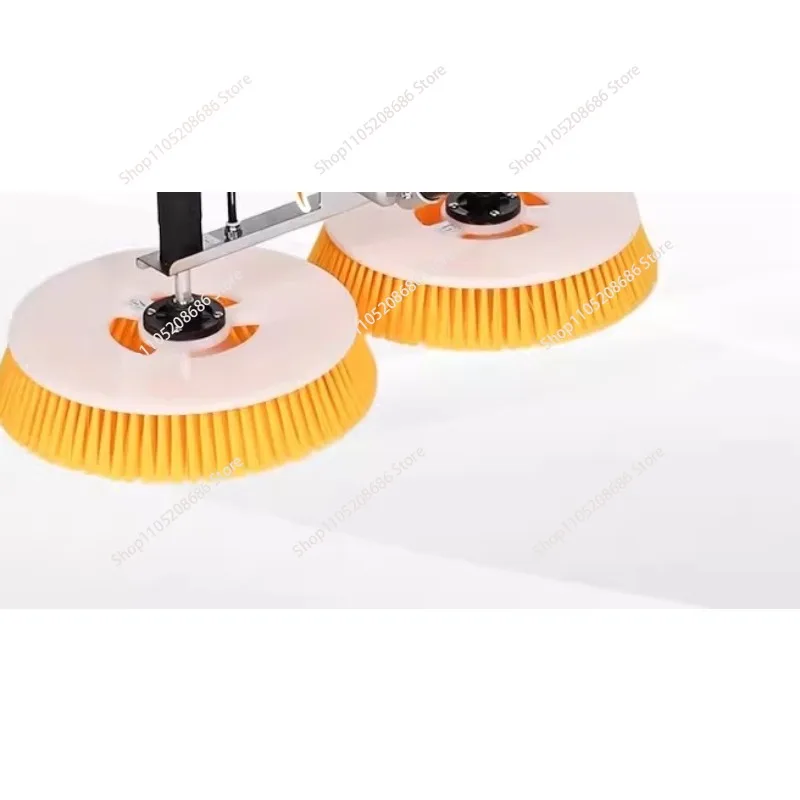 Solar Panel Cleaning Washing Machine Automatic Brush With Double Head Robot Battery