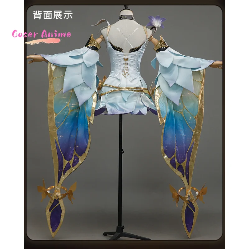 Игра Honor of Kings Diao Chan Косплей Костюм Униформа Хэллоуин Карнавал Вечеринка Рождественская игра Ролевая одежда Одежда