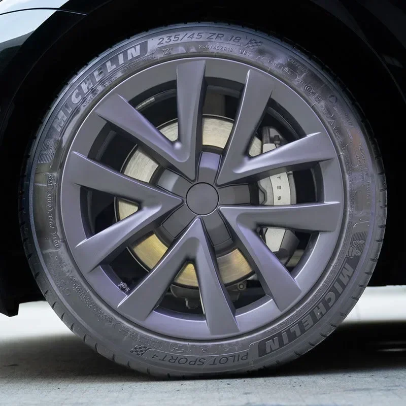 

4PCS Performance Replacement for Tesla's Old Model 3 Wheel Cover 18Inch Automobile Hub Cap Full Rim Cover Accessories 2018-2022
