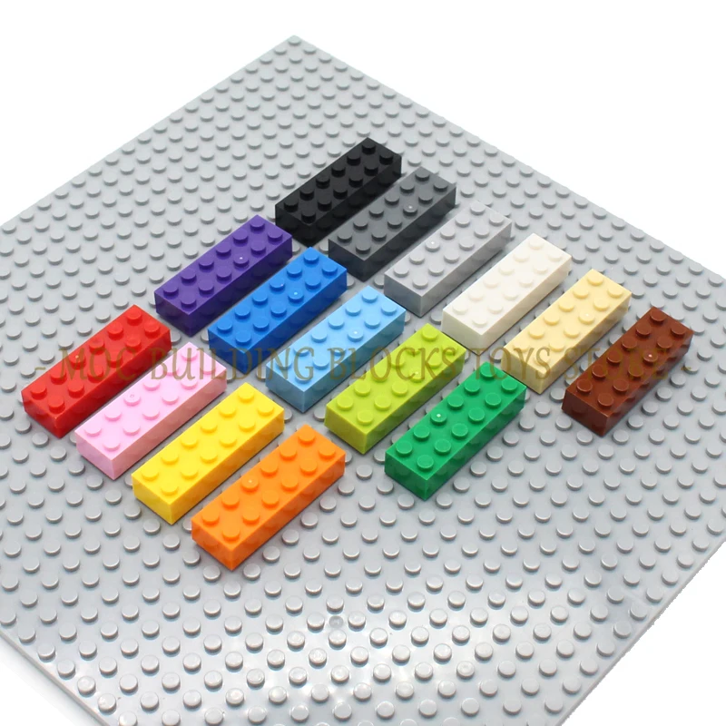 15pcs/bag MOC Parts 44237 Brick 2x6 Building Blocks Classical DIY Educational Architectural Design Compatible Accessories Toys