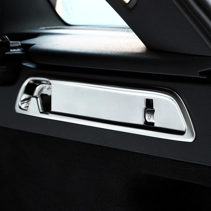 2Pcs/Set ABS Chrome Car Trunk Hook Decorative Cover Trim For Mercedes Benz GLC Class X253 200 260 300 Car Accessories