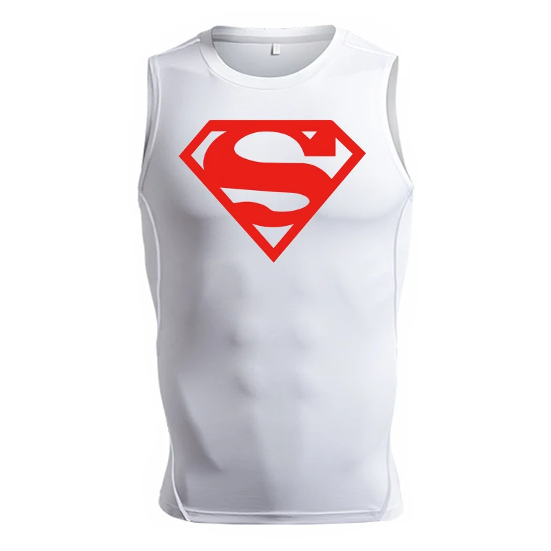 Ärmelloses Kompressionsshirt mit Totenkopf-Flügel-Print für Herren, sportliche, schnell trocknende Tanktops, Fitness-Workout-Lauf-Baselayers, Unterhemden – Detail 27