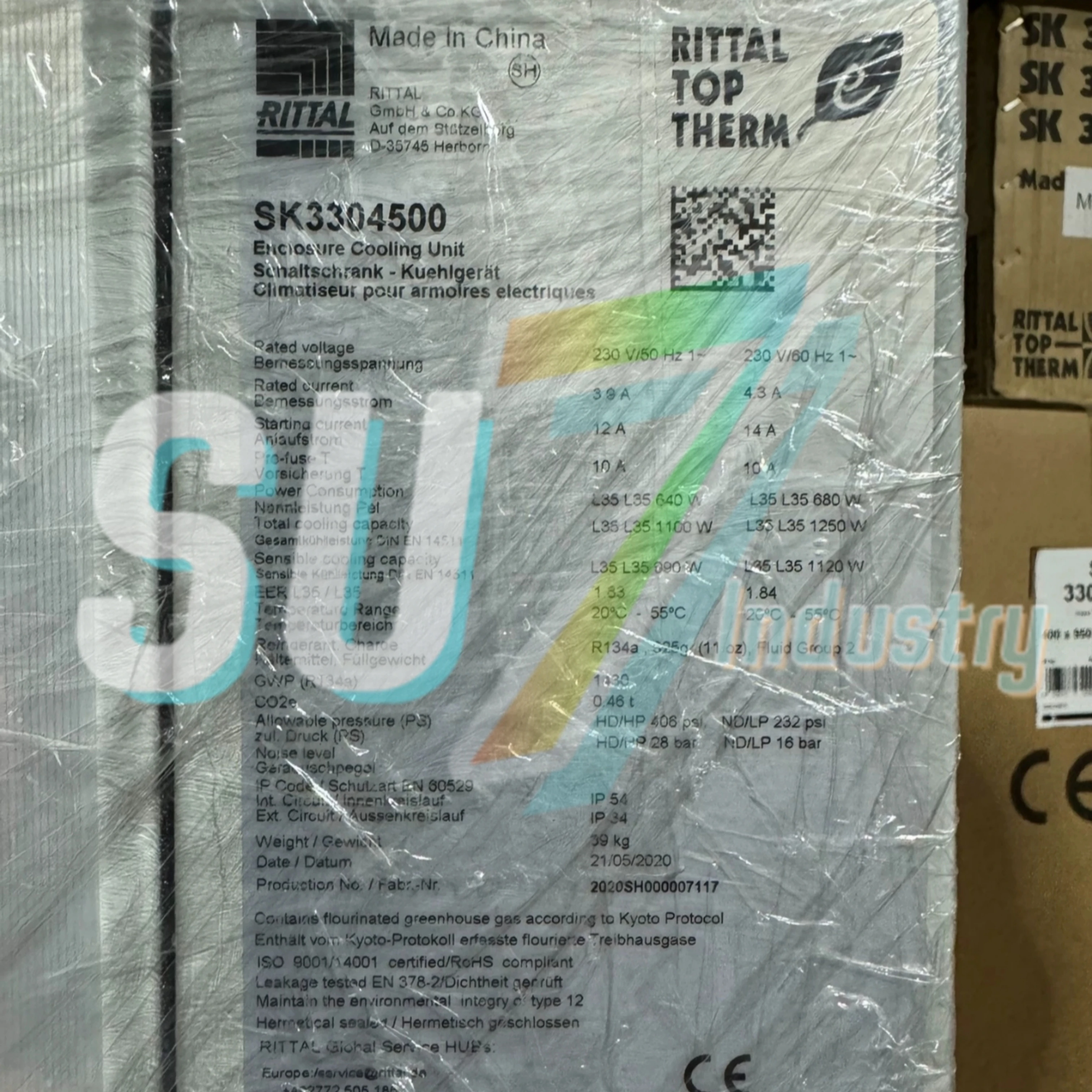 캐비닛 에어컨 새로운 원본 SK3303.504 SK 3303504 SK3304.500 SK 3304500