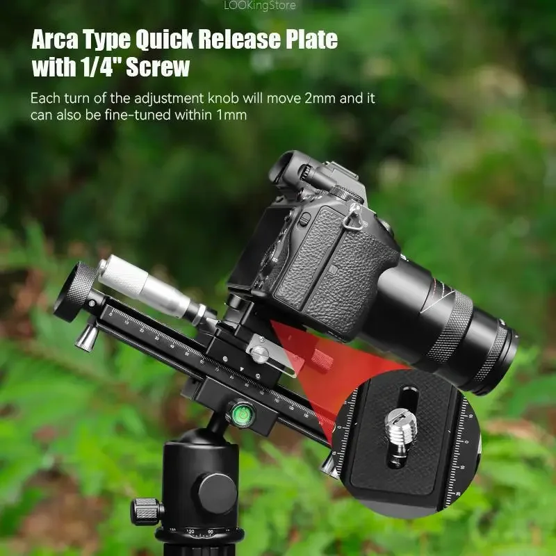 AstrHori-cámaras de 170mm, riel de enfoque Macro, pista deslizante, Dolly de liberación rápida para fotografía Macro