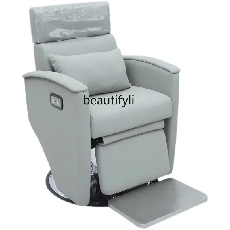 

new Barber Shop Chair Spinning Lift Hair Care Chair Hair Care Tube Head Leather Chair Electric Hair Salon Chairss