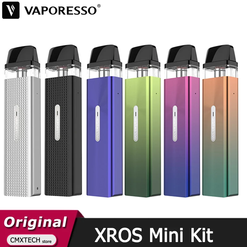 الأصلي Vaporesso XROS مجموعة صغيرة 2 مللي خرطوشة فارغة شبكة جراب 1000 مللي أمبير بطارية 11 واط/16 واط Vape السجائر الإلكترونية MTL المرذاذ