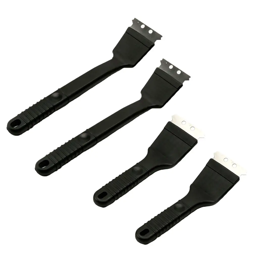 

4pcs Stainless Steel BBQ Brush Flame Retardant Grill Scraper Bristle Free Cleaner Tool Portable Lightweight Gifts