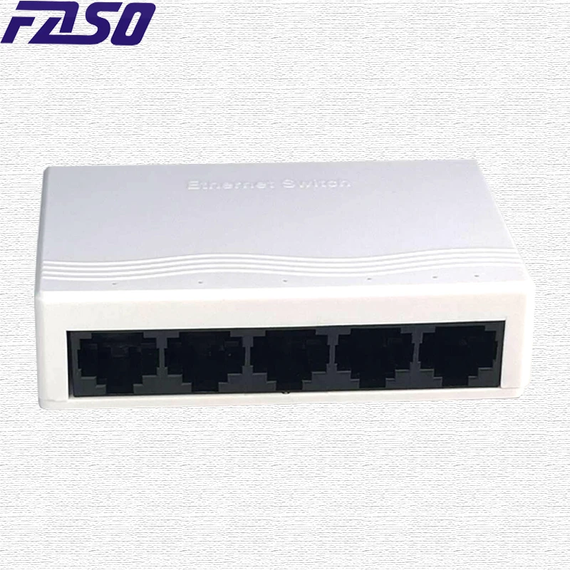 Gigabit Ethernet Network Switch 5-8-Port Full/Half Duplex Plastic Shell Network Switch MDI/MDIX Fast Switch for Home Office