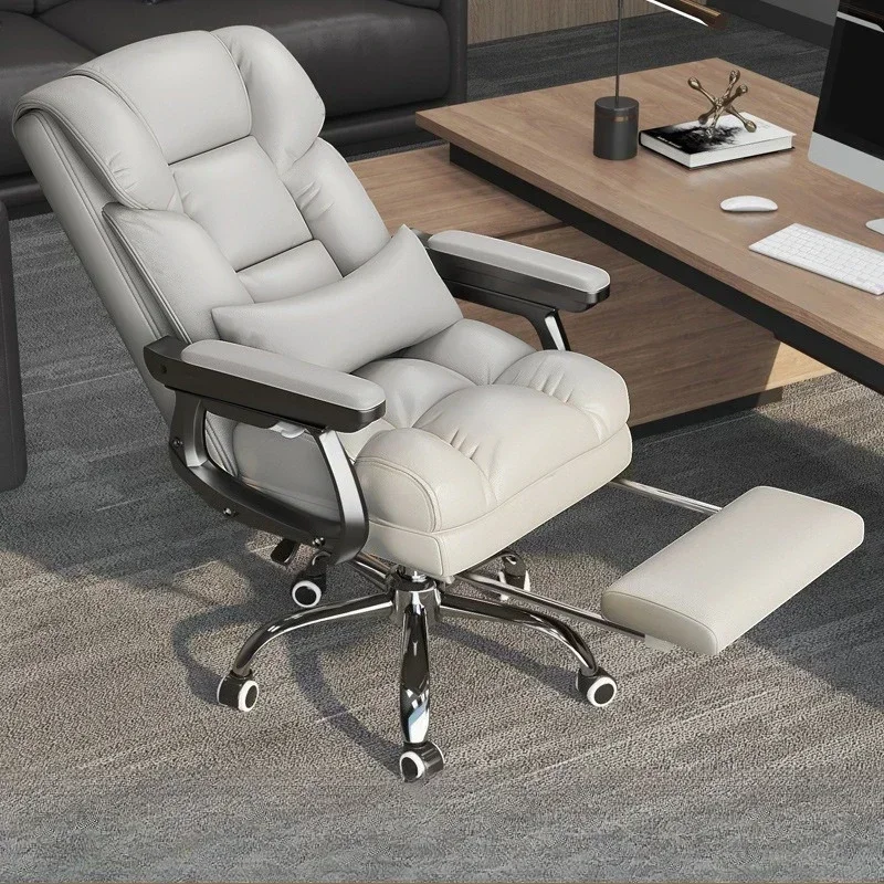 Boss chair office computer sofa chair reclining leisure home desk chair business leather seatsturdy and durablesturdy durable