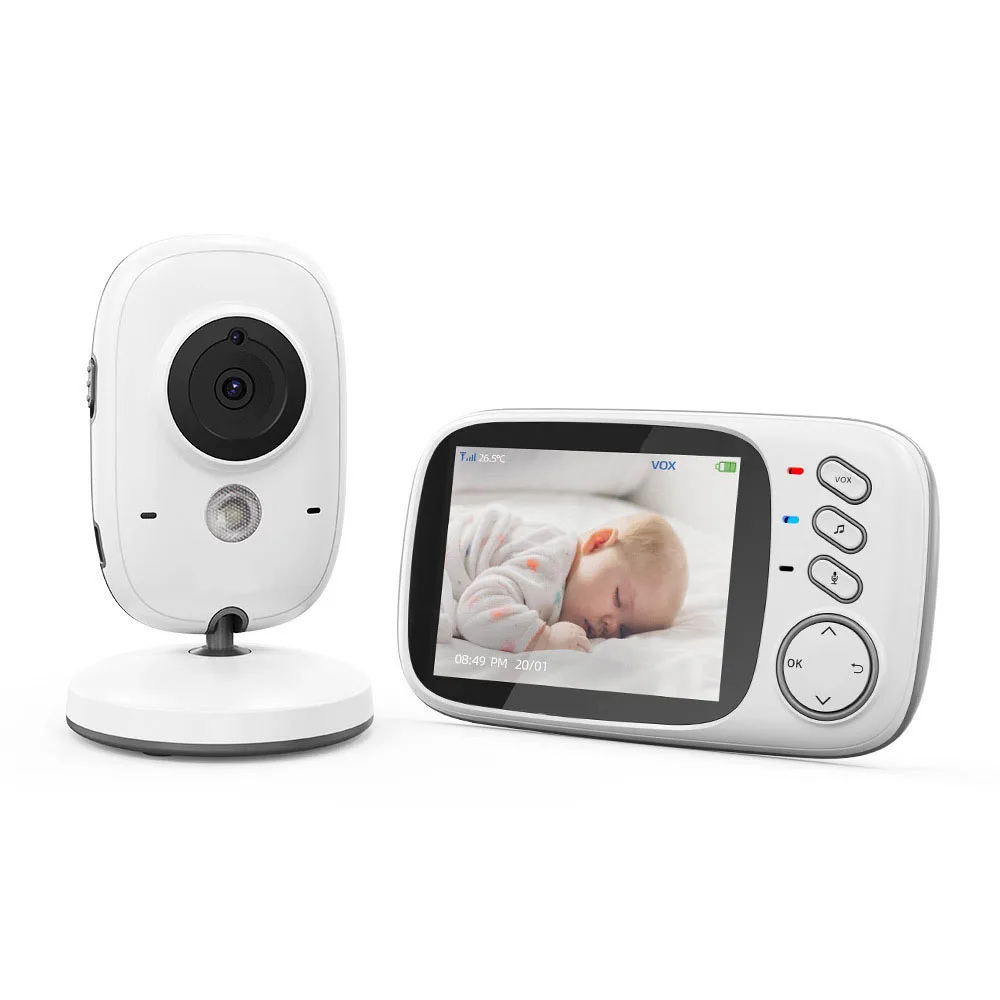 

3.2 Inches VB603 Video Baby Monitor 2.4G Wireless With LCD 2 Way Audio Talk Night Vision Surveillance Security Camera Babysitter