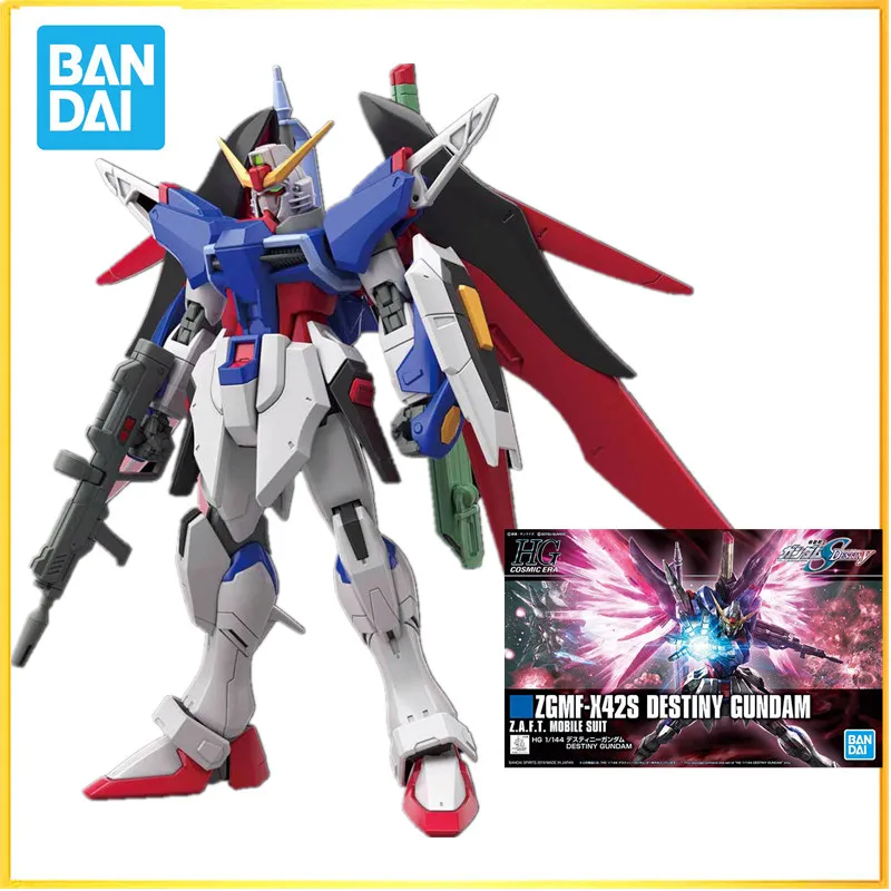 

In Stock BANDAI Original HGCE 1/144 Destiny Gundam Gundam action figure Assembled Model Collectible Toys