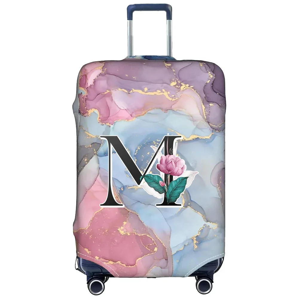 Luggage Cover Stretch Fabric Suitcase Protector Baggage Dust Case Cover Suitable for18-32 Inch Suitcase Case whitemarble series