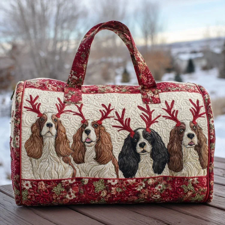 

3D Printed Quilted Bags dog funny Personalized Gifts Custom Bags Handbag Tote Bag Training Travel Bag Beach Hiking Camping