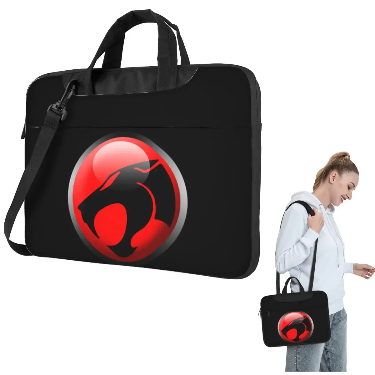 

Сумка-чехол Thundercats Crossbody для ноутбука, защитный чехол для компьютера, прочный защитный чехол для ноутбука Macbook Pro